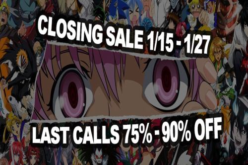 01/15 - 01/27 CLOSING SALE