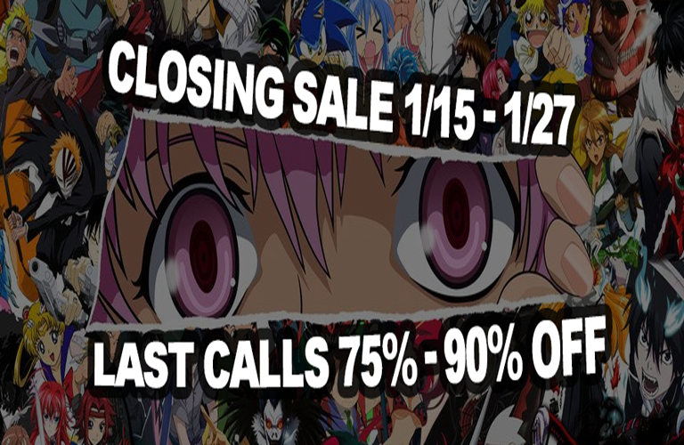 01/15 - 01/27 CLOSING SALE