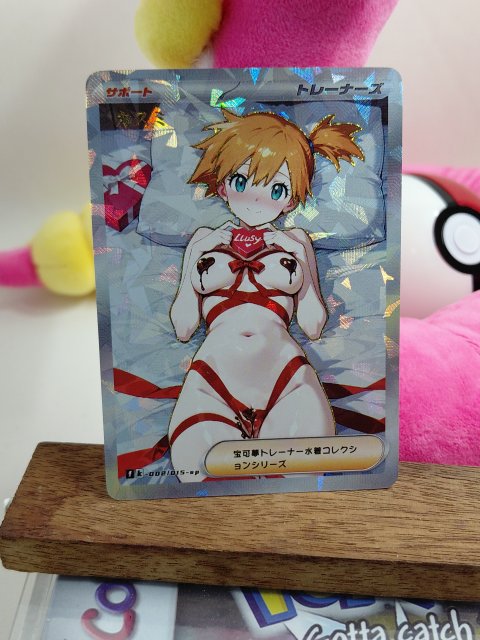 MISTY Custom Made Pokemon Waifu Card
