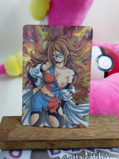 VOMI ANDROID 21 Custom Made Dragon Ball Super Waifu Card