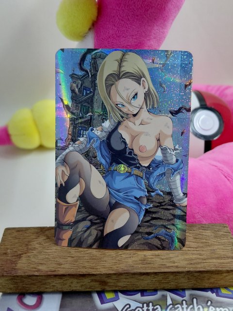 ANDROID 18 Custom Made Dragon Ball Super Waifu Card