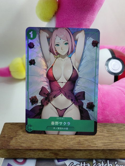 SAKURA Custom Made Naruto Waifu Card