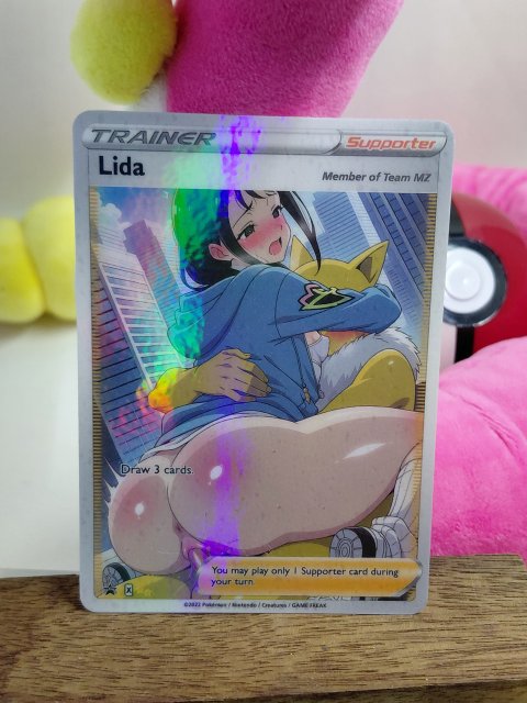 LIDA Custom Made Pokemon Waifu Card