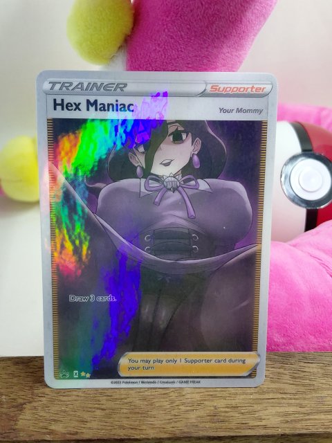 HEX MANIAC Custom Made Pokemon Waifu Card 1
