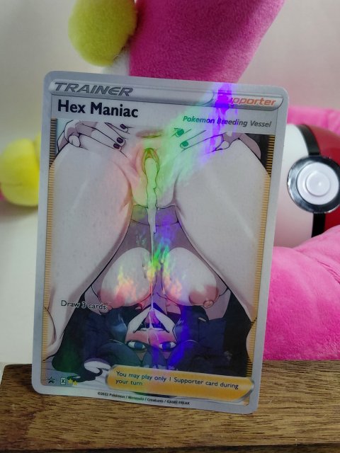HEX MANIAC Custom Made Pokemon Waifu Card 1