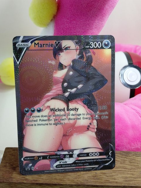 MARNIE Custom Made Pokemon Waifu Card 1