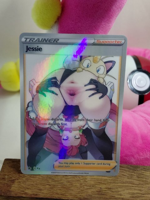 JESSIE Custom Made Pokemon Waifu Card 1