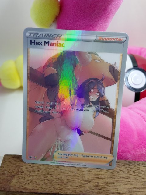 HEX MANIAC Custom Made Pokemon Waifu Card 1