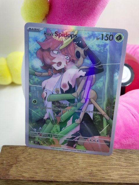 MELA'S SPIDOPS Custom Made Pokemon Waifu Card 1