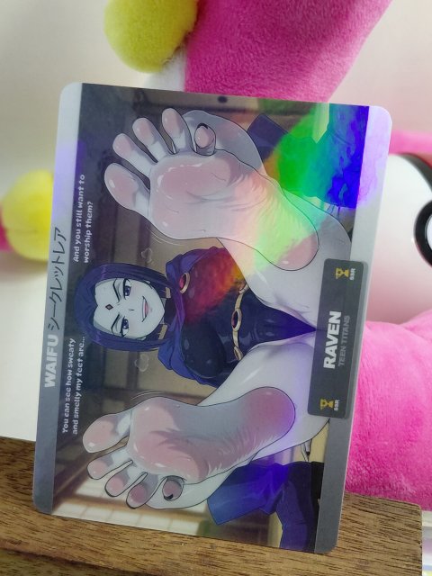 RAVEN Custom Made Teen Titan Waifu Card