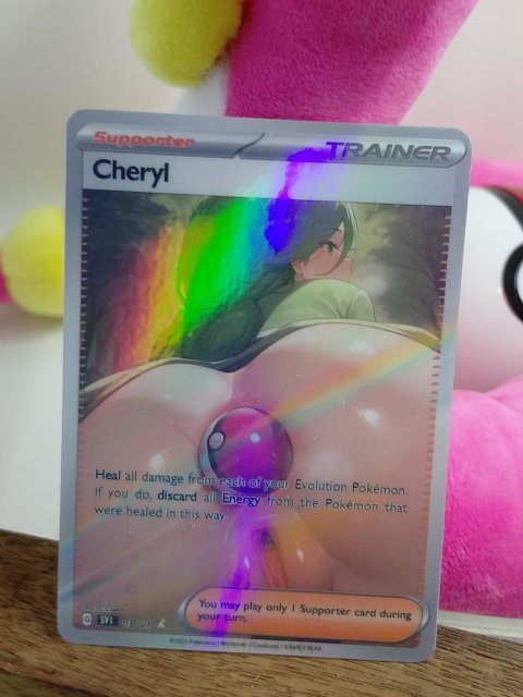 CHERYL Custom Made Pokemon Waifu Card 1