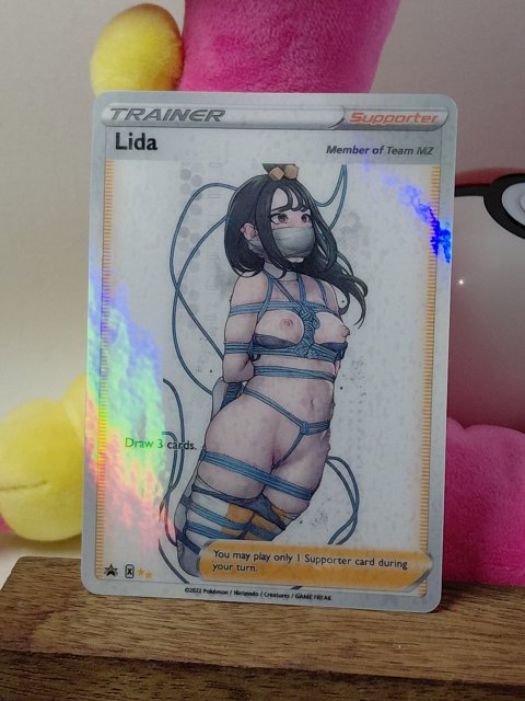 LIDA Custom Made Pokemon Waifu Card