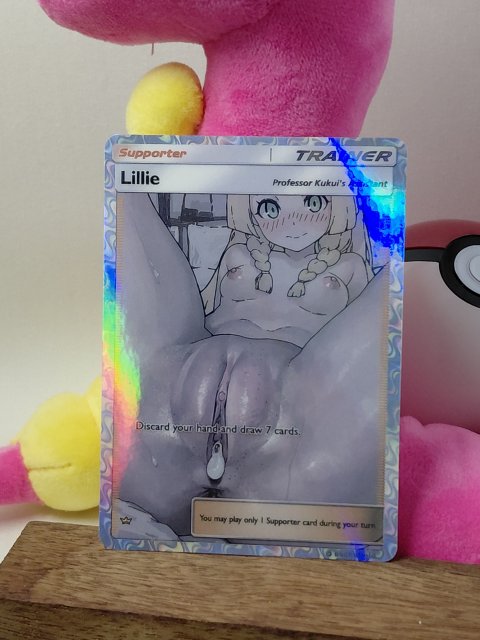 LILLIE Custom Made Pokemon Waifu Card