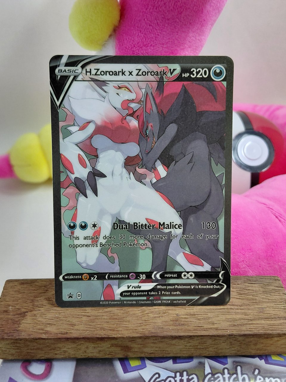 HISUIAN ZOROARK x ZOROARK Custom Made Pokemon Waifu Card