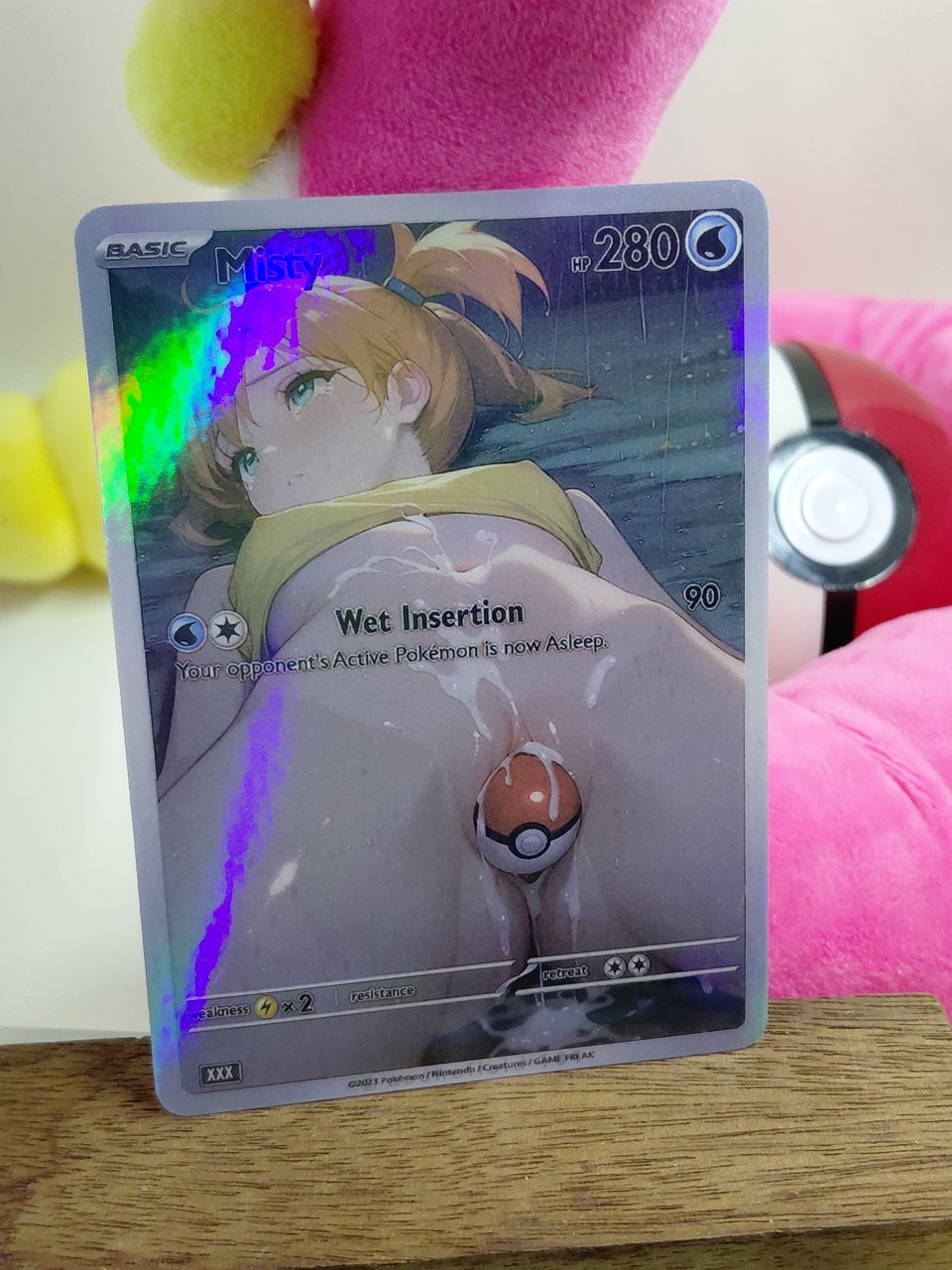 MISTY Custom Made Pokemon Waifu Card