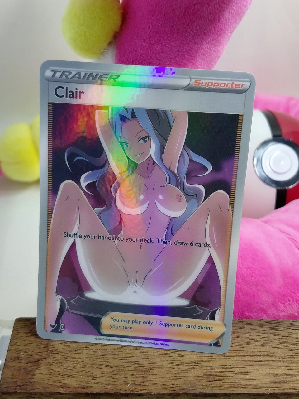 CLAIR Custom Made Pokemon Waifu Card