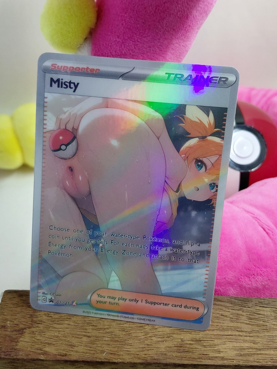 MISTY Custom Made Pokemon Waifu Card
