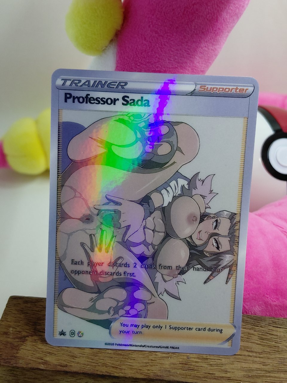 PROFESSOR SADA Custom Made Pokemon Waifu Card