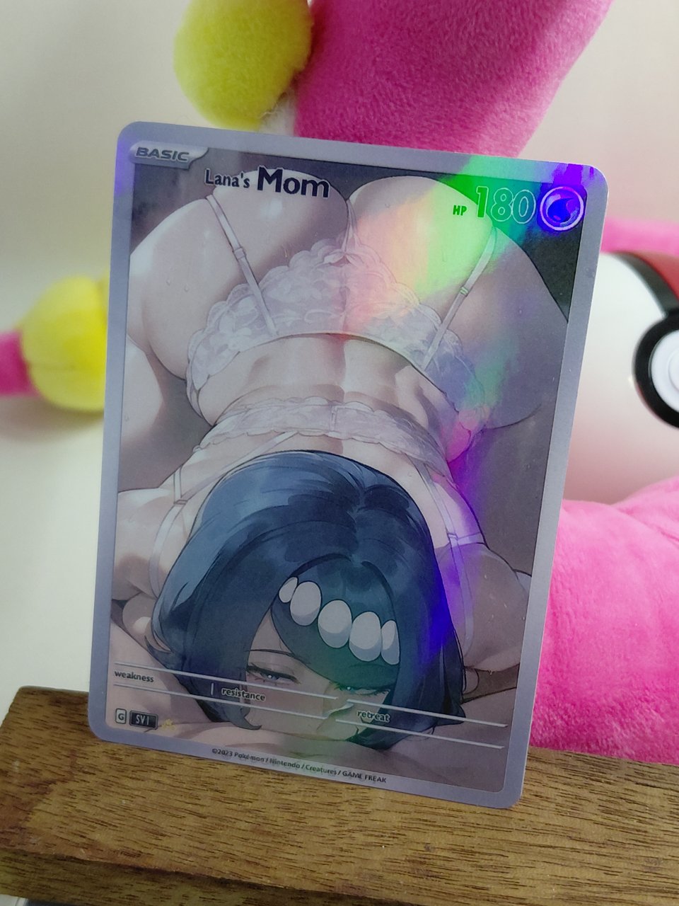 LANA'S MOM Custom Made Pokemon Waifu Card