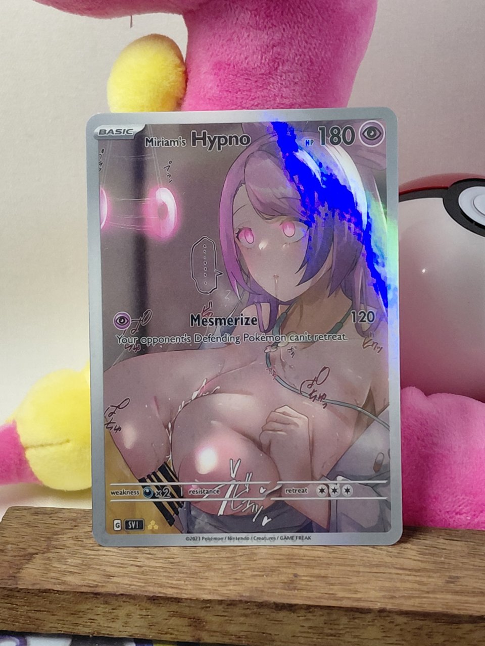 MIRIAM'S HYPNO Custom Made Pokemon Waifu Card