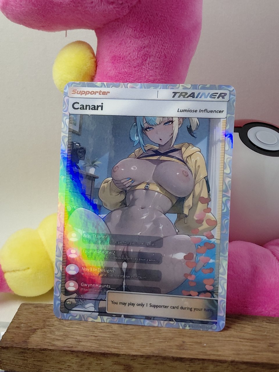 CANARI Custom Made Pokemon Waifu Card